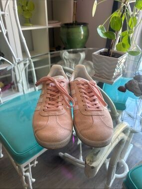 adidas Pink Suede Gazelles Gently Used